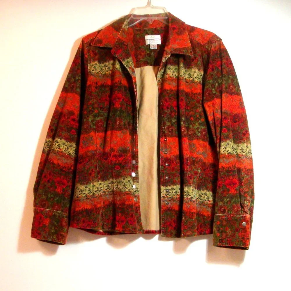 Autumn Corduroy Shackette Christopher & Banks Shirt Jacket - Picture 4 of 5